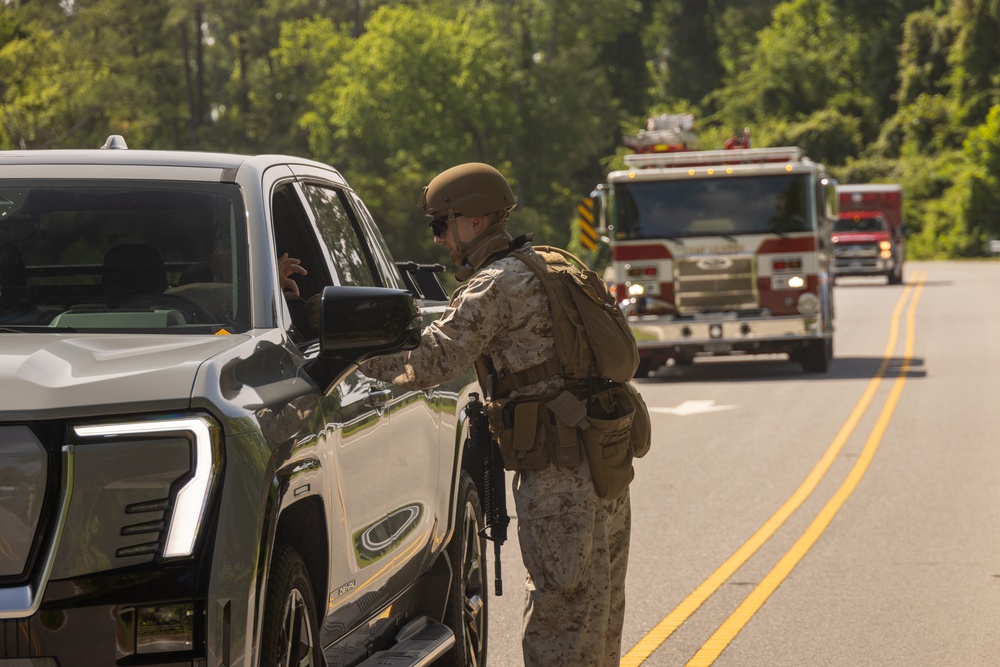U.S. Marines with MCCSSS participate in Exercise Montford Shield