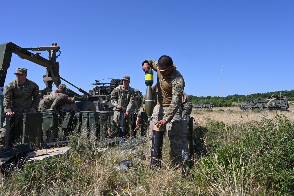 Saber Guardian 25: 2CR Mortar Live Fire Exercise Preparation