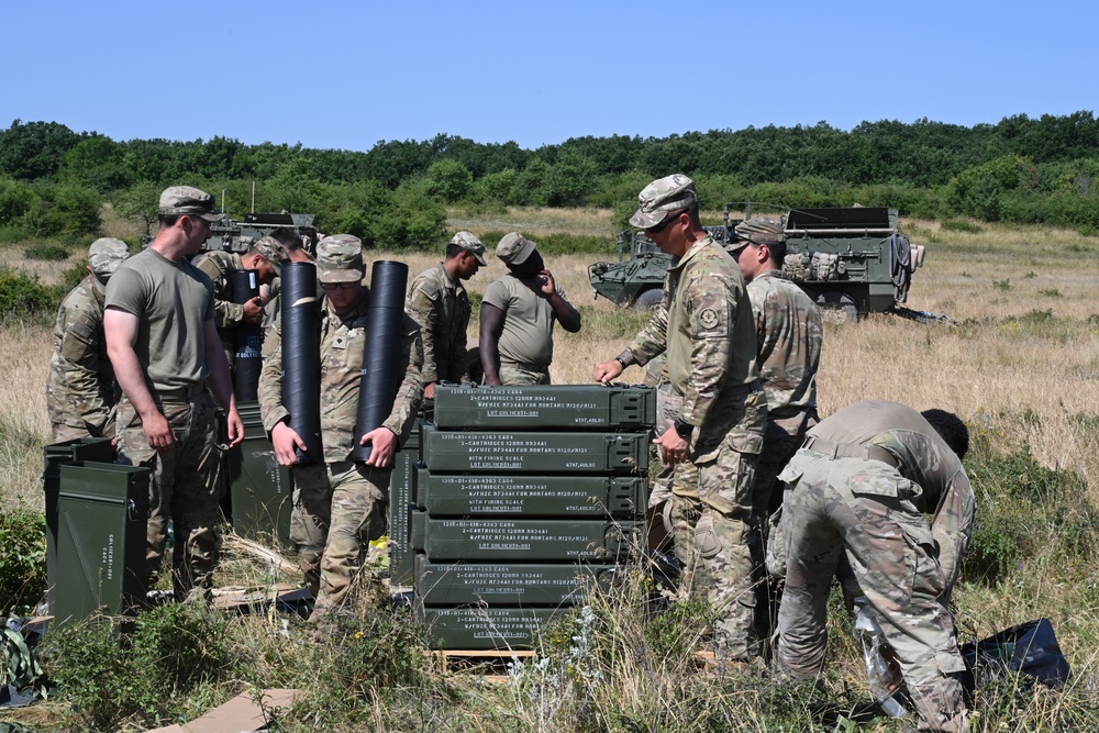 Saber Guardian 25: 2CR Mortar Live Fire Exercise Preparation