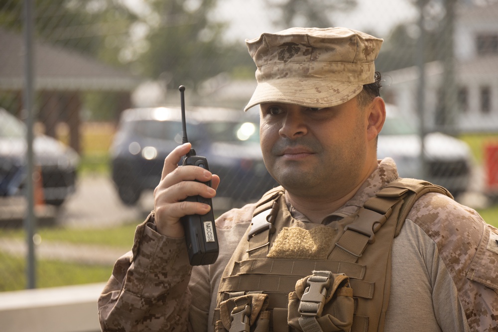 U.S. Marines with MCCSSS participate in Exercise Montford Shield