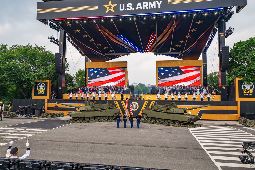 National Anthem Opens the Army 250th Birthday Parade
