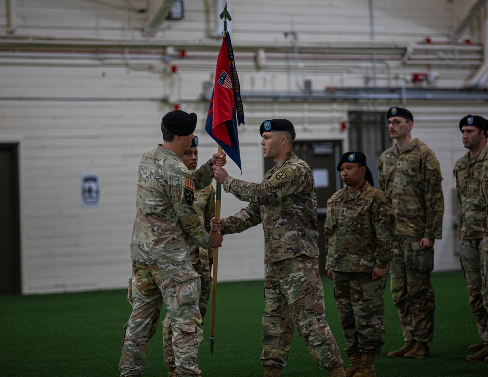 Mountain Reception Company Change of Command Ceremony