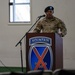 Mountain Reception Company Change of Command Ceremony