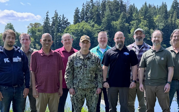 NUWC Division, Keyport’s UWC/DS team celebrates 100th installation of advanced depth sounder system