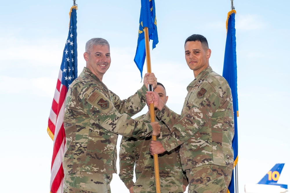 377 MXS Change of Command ceremony
