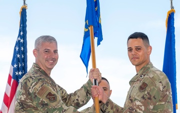 377 MXS Change of Command ceremony