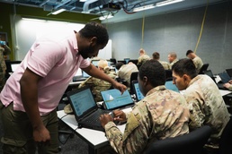 1-41 Infantry Regiment train on the RAP-TR net to support southern border mission