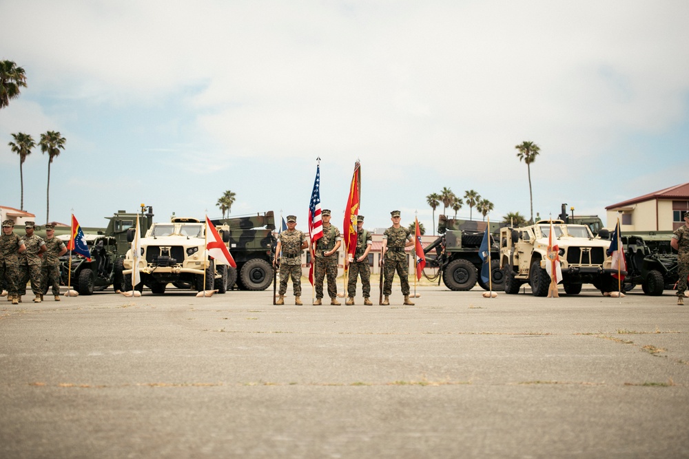 13th Marine Expeditionary Unit holds Change of Command Ceremony