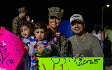 Marines return from the Philippines