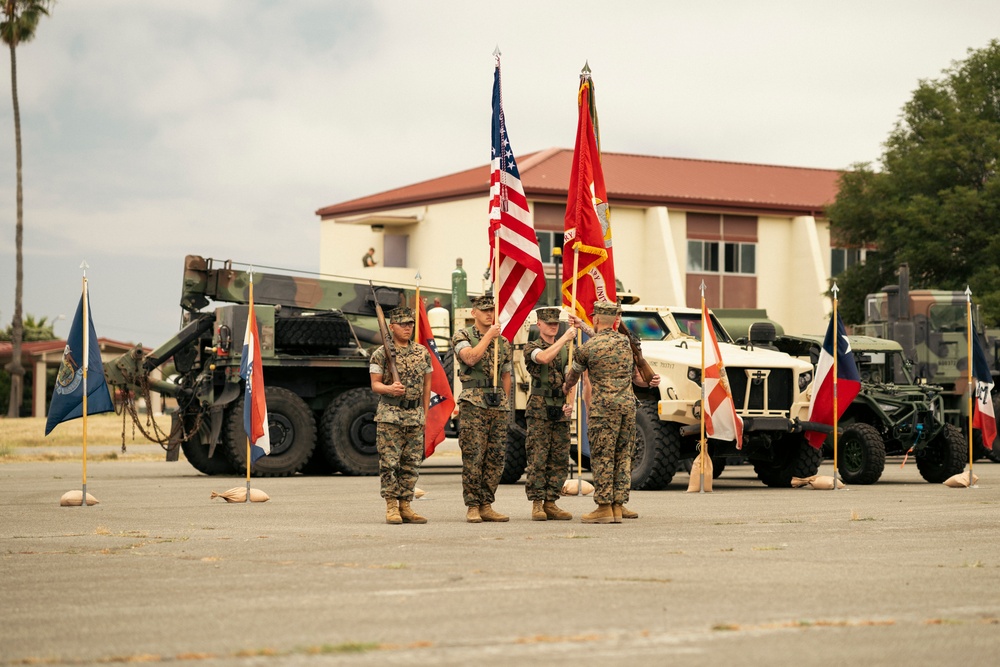 13th Marine Expeditionary Unit holds Change of Command Ceremony