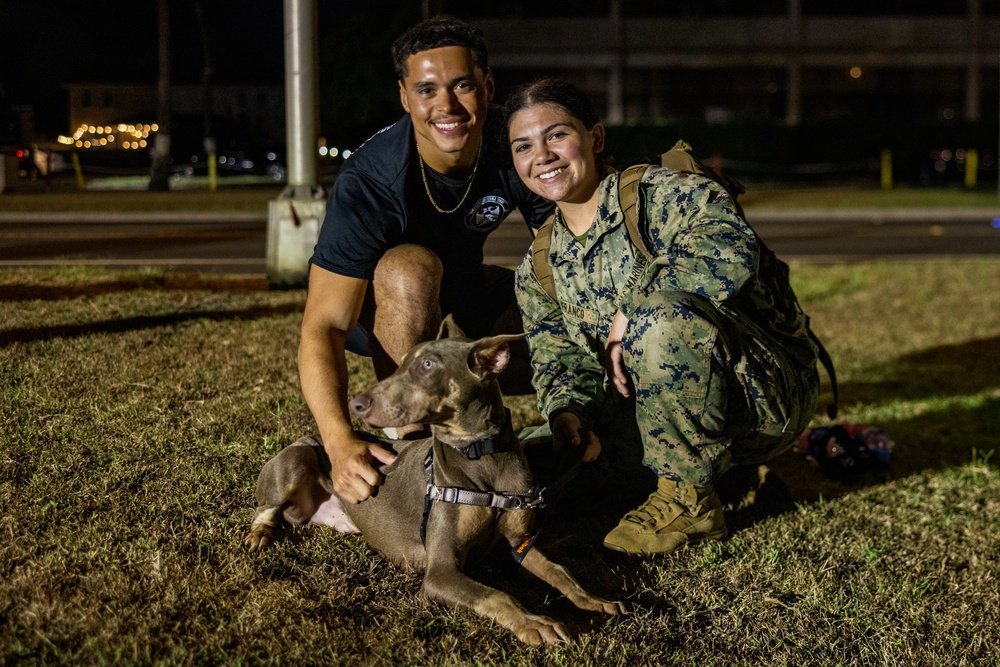 Marines return from the Philippines