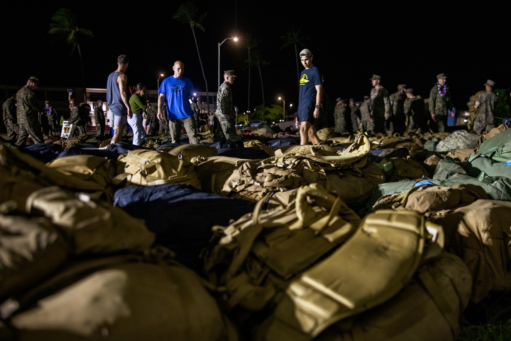 Marines return from the Philippines