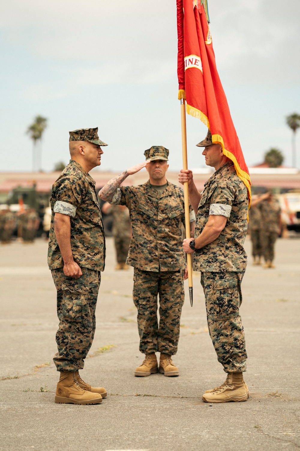 13th Marine Expeditionary Unit holds Change of Command Ceremony