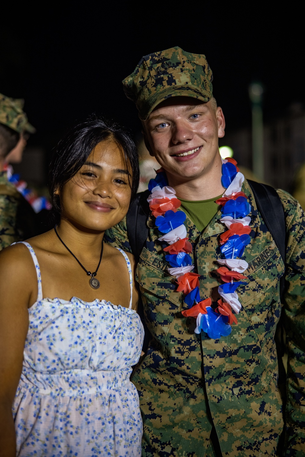 Marines return from the Philippines