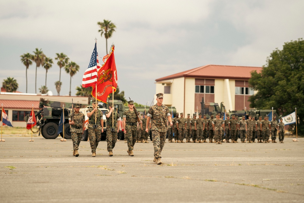13th Marine Expeditionary Unit holds Change of Command Ceremony