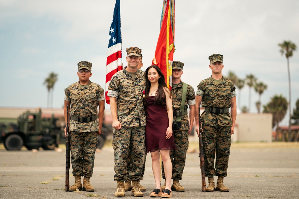 13th Marine Expeditionary Unit holds Change of Command Ceremony