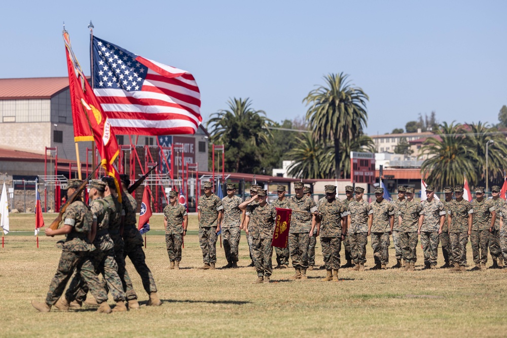 Combat Logistics Battalion 13 Change of Command Ceremony
