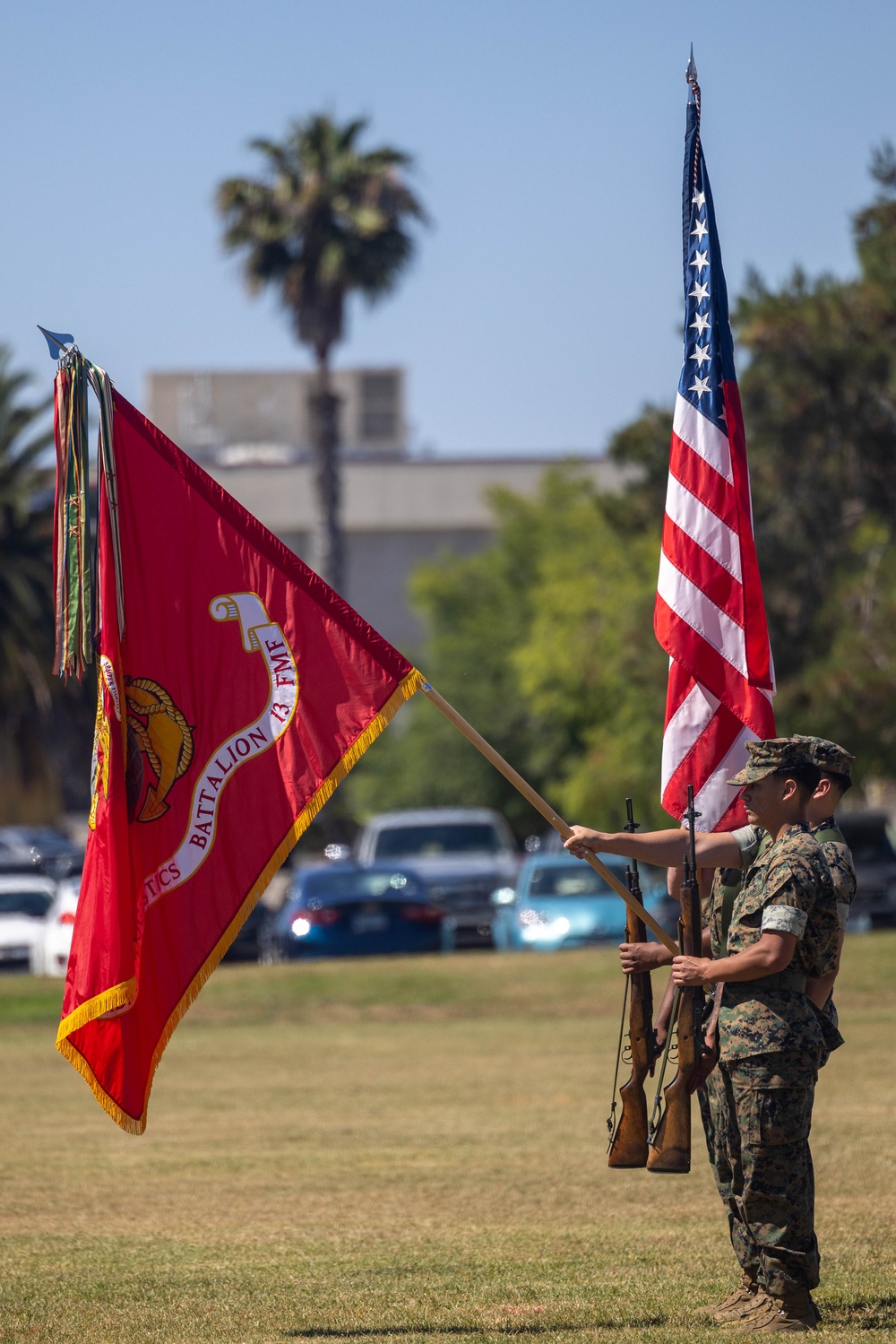 Combat Logistics Battalion 13 Change of Command Ceremony