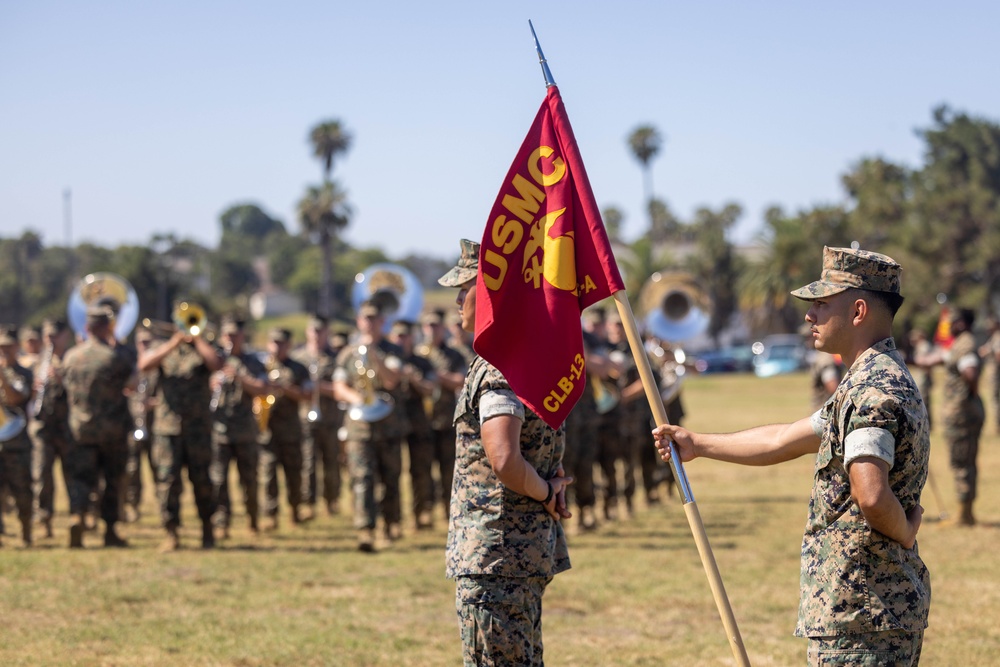 Combat Logistics Battalion 13 Change of Command Ceremony