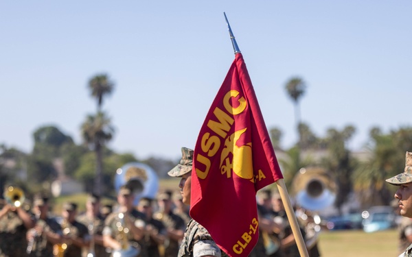 Combat Logistics Battalion 13 Change of Command Ceremony