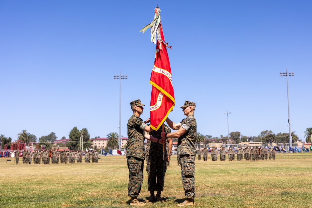Combat Logistics Battalion 13 Change of Command Ceremony
