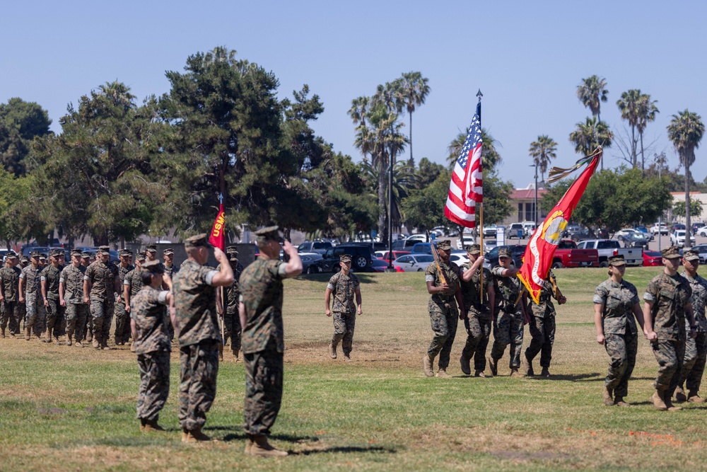 Combat Logistics Battalion 13 Change of Command Ceremony