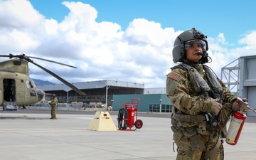 211th Aviation Regiment conducts flight operations at Pohakuloa Training Area