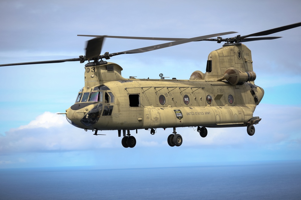 211th Aviation Regiment conducts flight operations at Pohakuloa Training Area