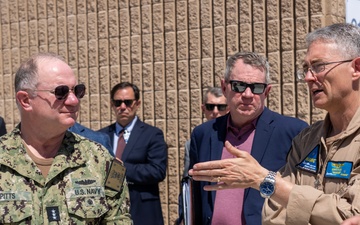 Vice Adm. Pitts Gains Insight into Weapons Division’s Strategic Impact