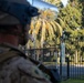 U.S. Marines guard federal building to assist California Army National Guard