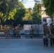 U.S. Marines guard federal building to assist California Army National Guard