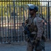 U.S. Marines guard federal building to assist California Army National Guard