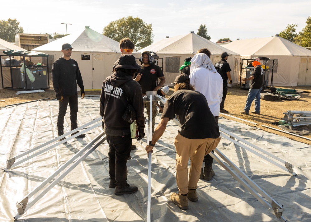 Civilian contractors set up in greater Los Angeles area to support Task Force 51