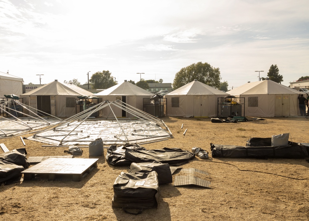 Civilian contractors set up in greater Los Angeles area to support Task Force 51