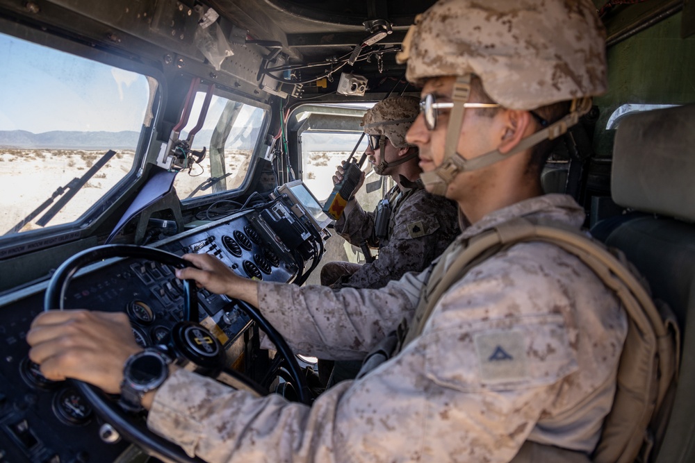 4th Law Enforcement Battalion Executes a Motorized Operations Course at ITX 3-25