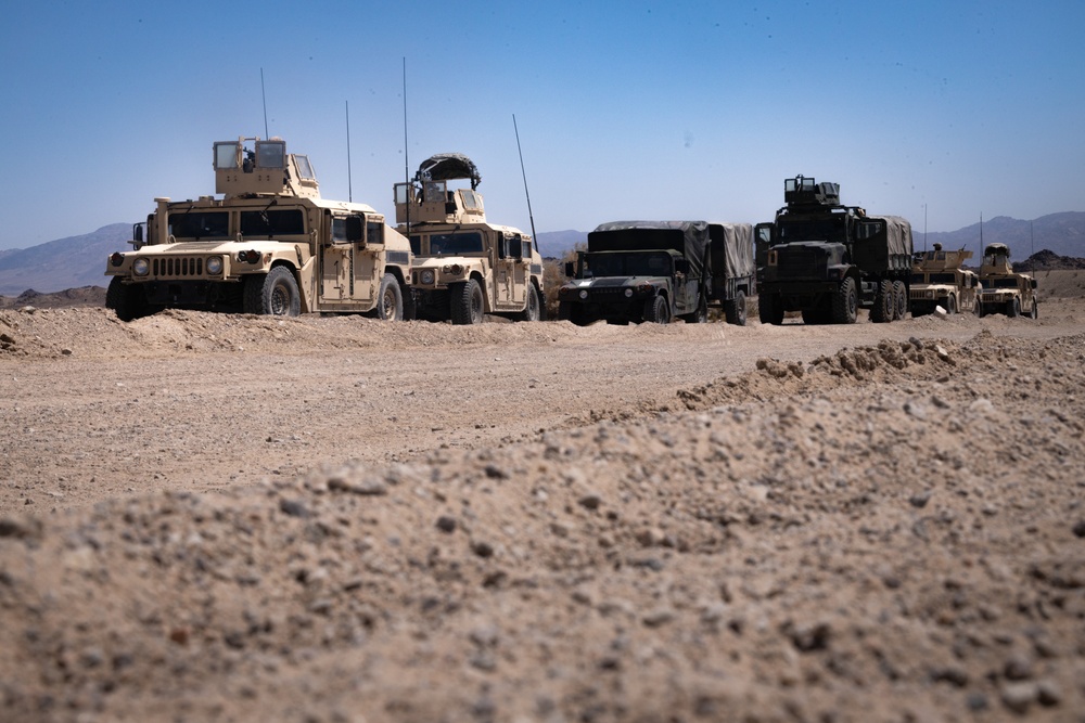 4th Law Enforcement Battalion Executes a Motorized Operations Course at ITX 3-25