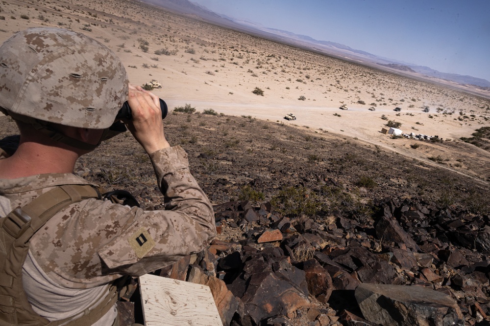 4th Law Enforcement Battalion Executes a Motorized Operations Course at ITX 3-25