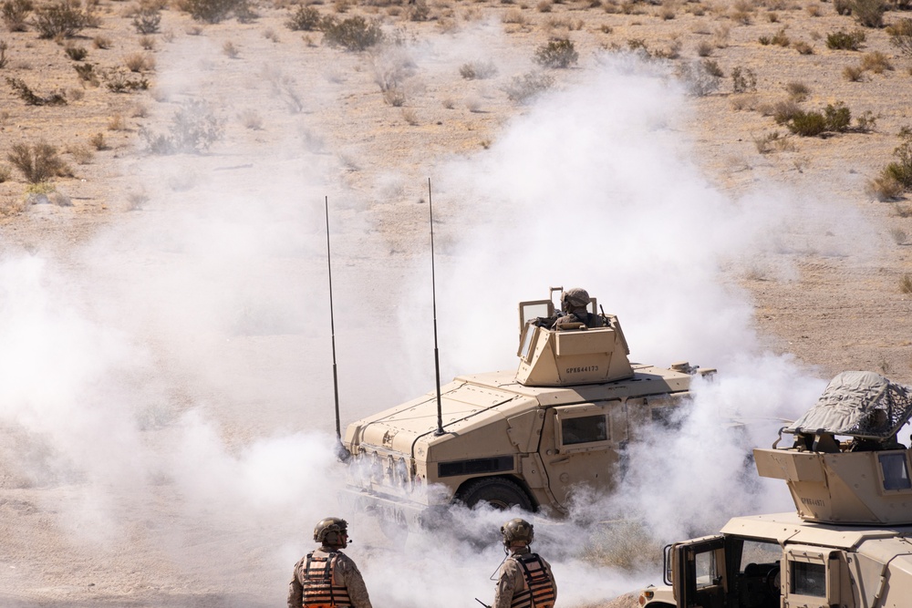4th Law Enforcement Battalion Executes a Motorized Operations Course at ITX 3-25