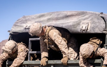 4th Law Enforcement Battalion Executes a Motorized Operations Course at ITX 3-25