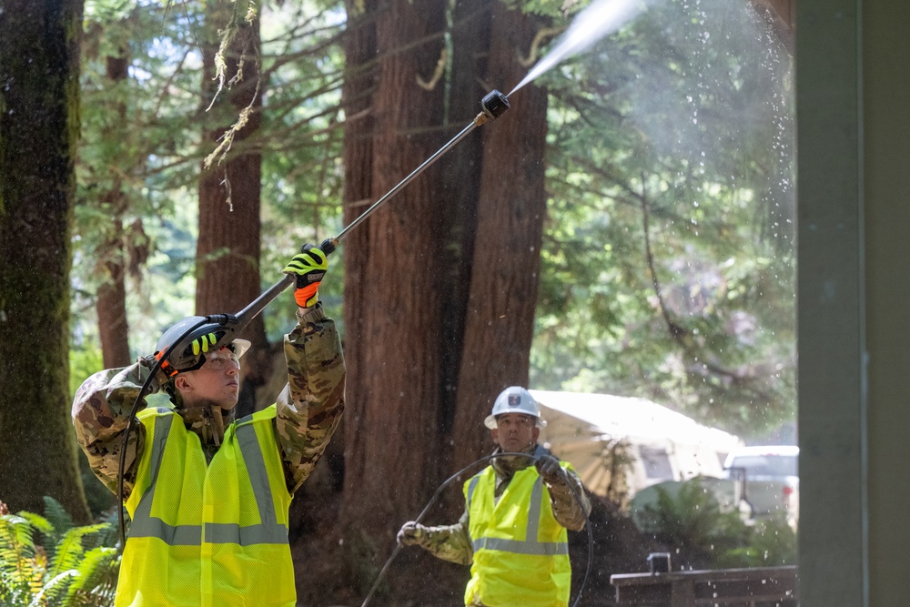 124th CES arrives in Redwoods for IRT