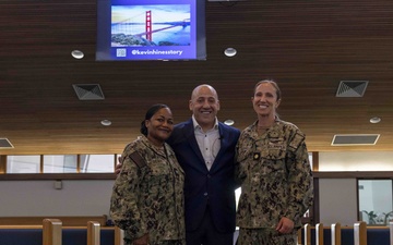 Mental Health Advocate Kevin Hines visits Joint Base Pearl Harbor-Hickam