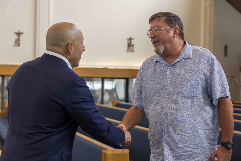 Mental Health Advocate Kevin Hines visits Joint Base Pearl Harbor-Hickam