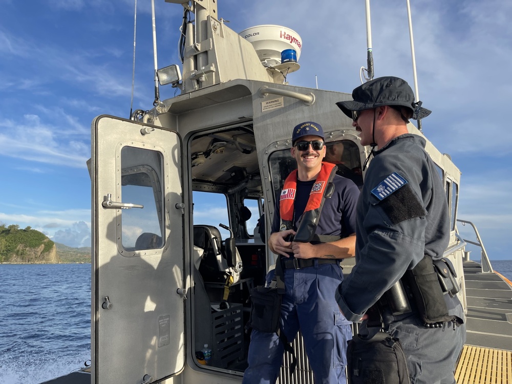U.S. Coast Guard station Apra Harbor familiarize U.S. Coast Guard MSST San Francisco