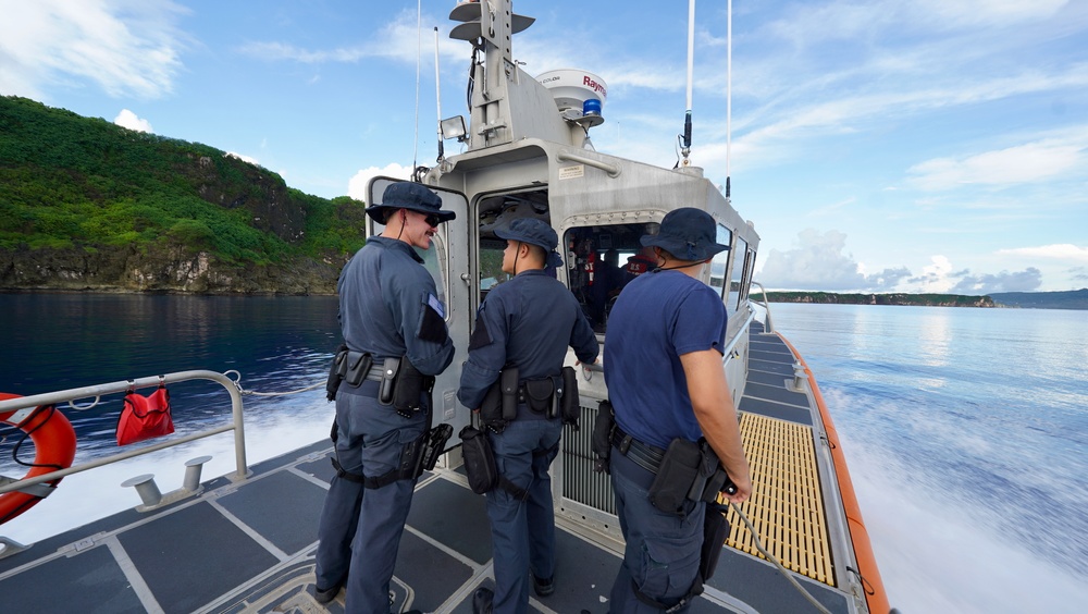 U.S. Coast Guard station Apra Harbor familiarize U.S. Coast Guard MSST San Francisco