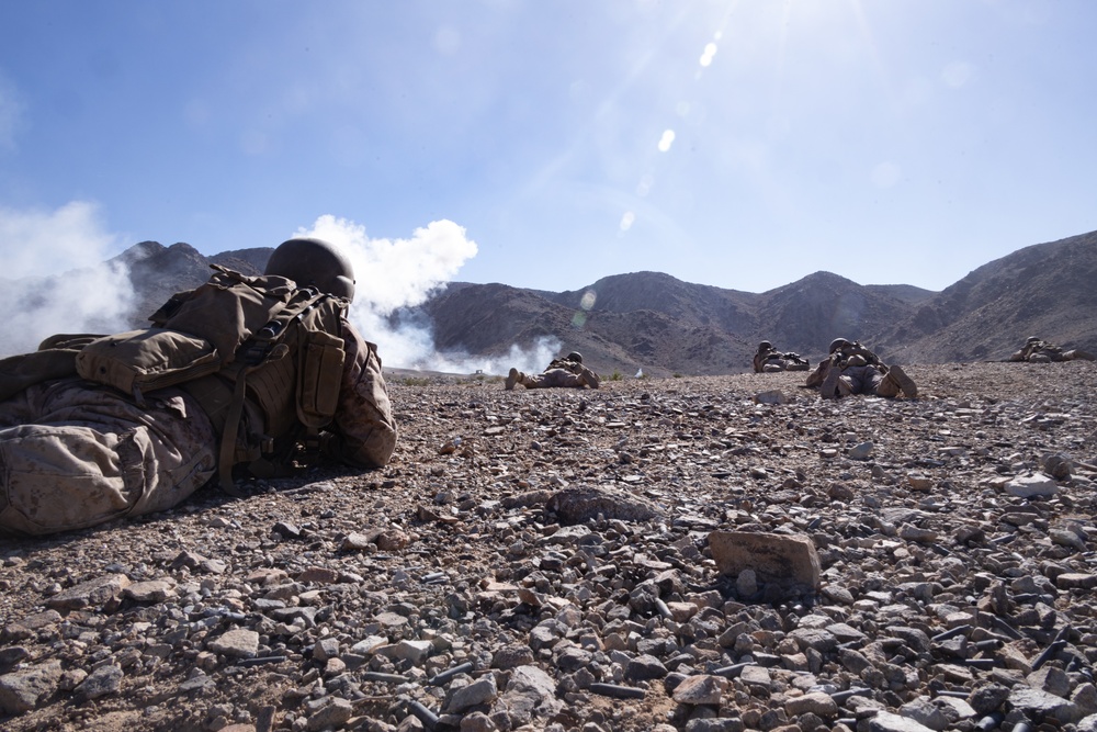 ITX 3-25: 4th Marine Division Commanding General Visits Marines at Range 400