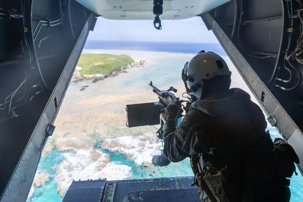 VMM-262 performs a live fire exercise