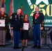 Task Force Talon Commander presents Order of Saint Barbara to recipients during the Army’s 250th Birthday Ball