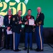 Task Force Talon Commander presents Order of Saint Barbara to recipients during the Army’s 250th Birthday Ball