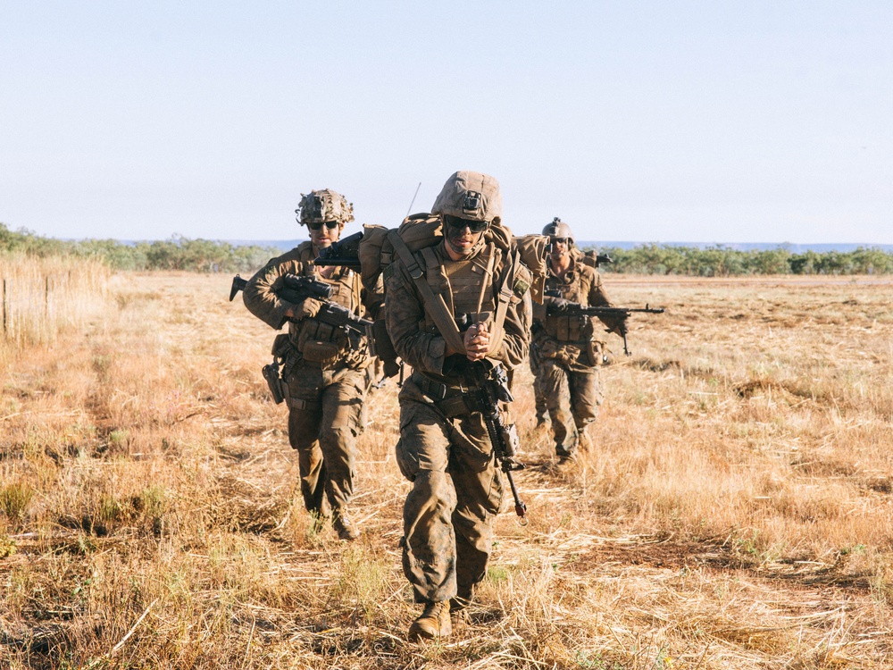 MRF-D 25.3: 2nd Bn., 1st Marines, ADF, VMM-363 conduct air assaults during Predator’s Run
