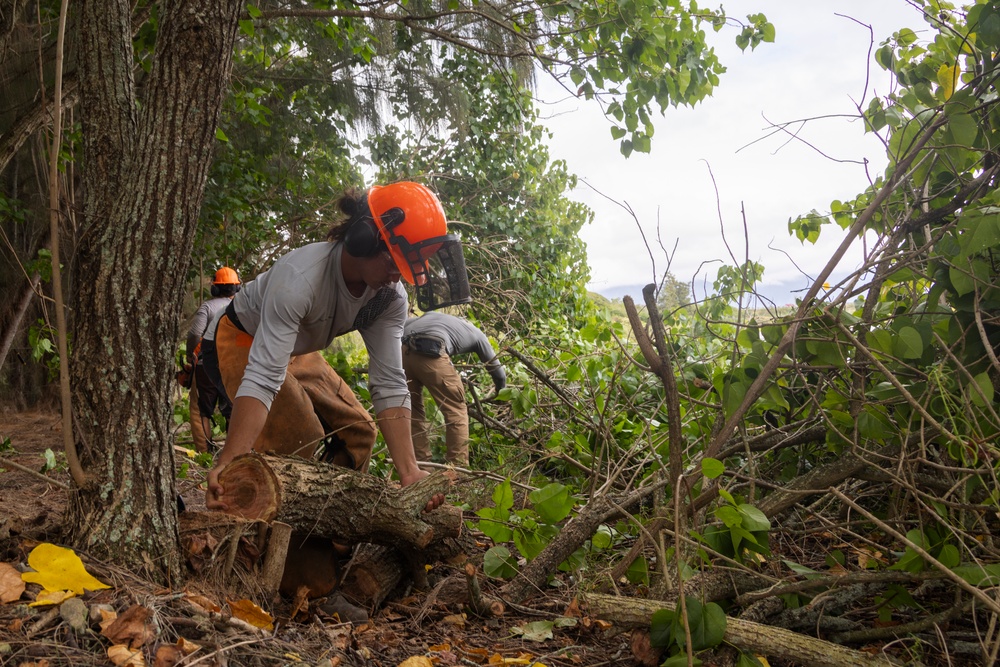 MCBH and Ola Nu’upia Hui conduct Environmental Stewardship Workday